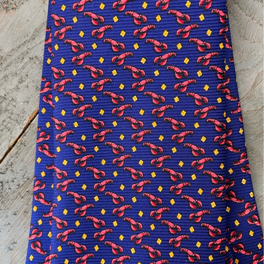 NWT Cape Cod Neckwear lobster pattern tie